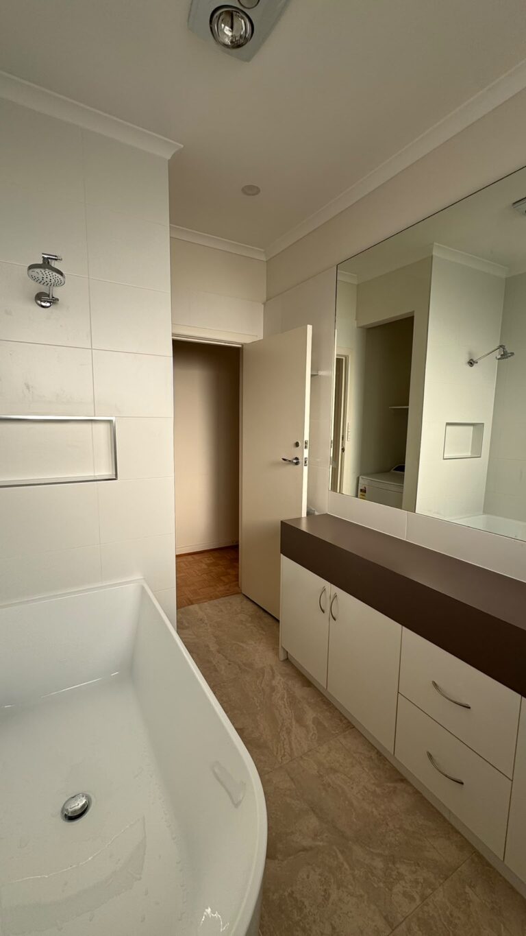 Bathroom & Laundry Apartment Renovation – Caulfield North